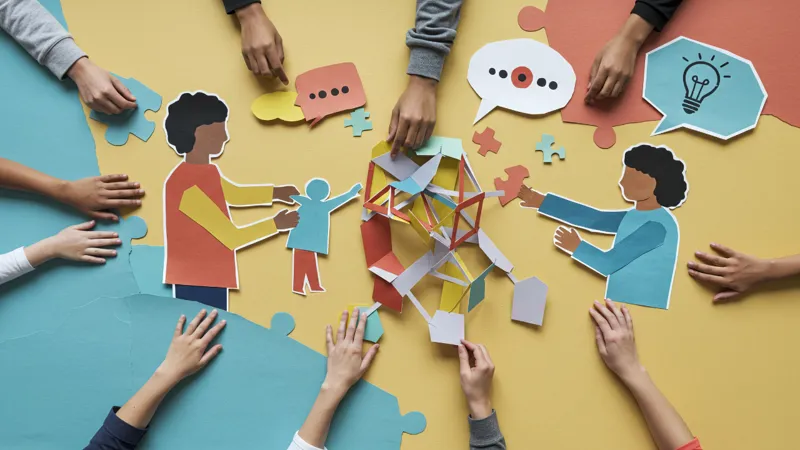 Résolution collaborative de problèmes et travail d’équipe créatif dans une communauté